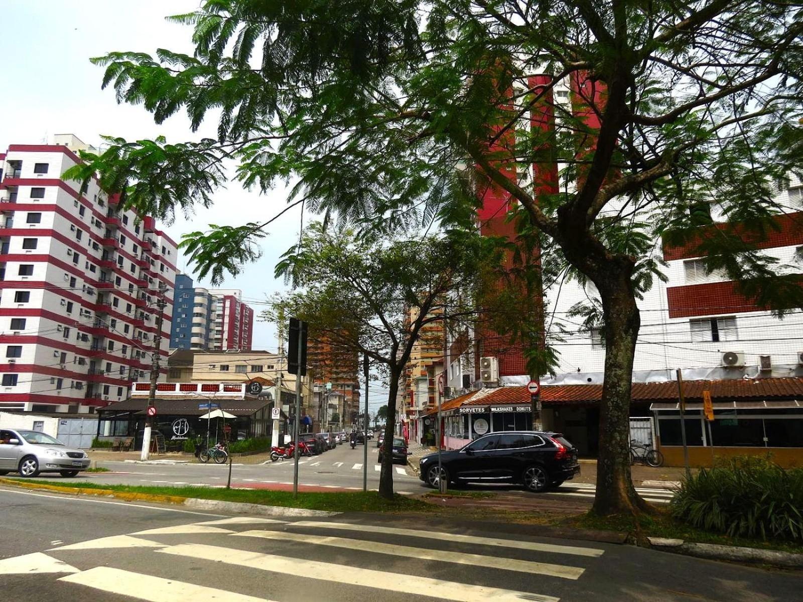 פראייה גראנדה 113 Canto Do Forte - 1Dorm - 200 M Da Praia E 20M Dos Bares E Restaurantes - Estacionamento Gratuito E Wi Fi , Tv A Cabo מראה חיצוני תמונה